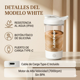 Shaker Eléctrico Pro™ — Mezclador Portátil 7000 RPM para Proteína y Café
