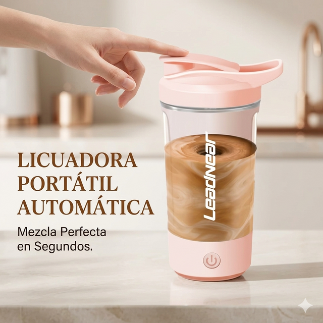 Shaker Eléctrico Pro™ — Mezclador Portátil 7000 RPM para Proteína y Café